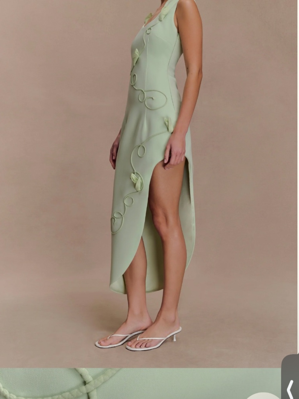 Virginia Suiting Embroidered Midi - Picture 4 of 4